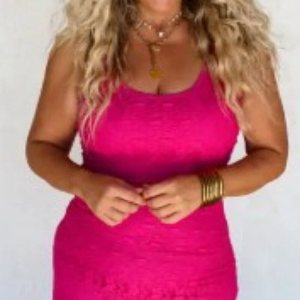 Pink Lace Dress - Picture 3 of 6